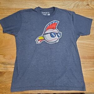 Major League Baseballism Rick Vaughn Logo Shirt XL fit (XXL 2XL tag) Graphic Tee